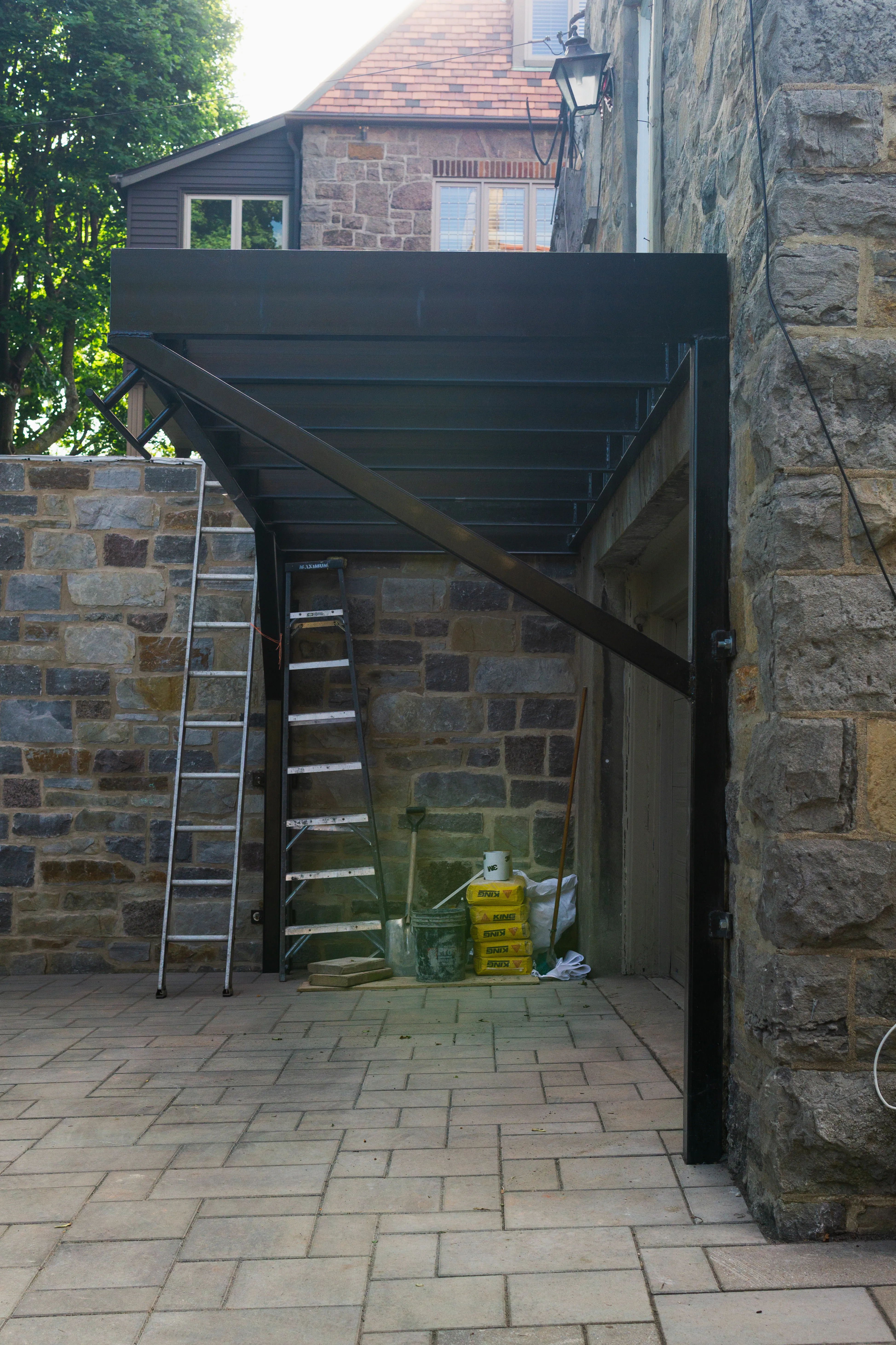 Balcon d’acier sur mesure