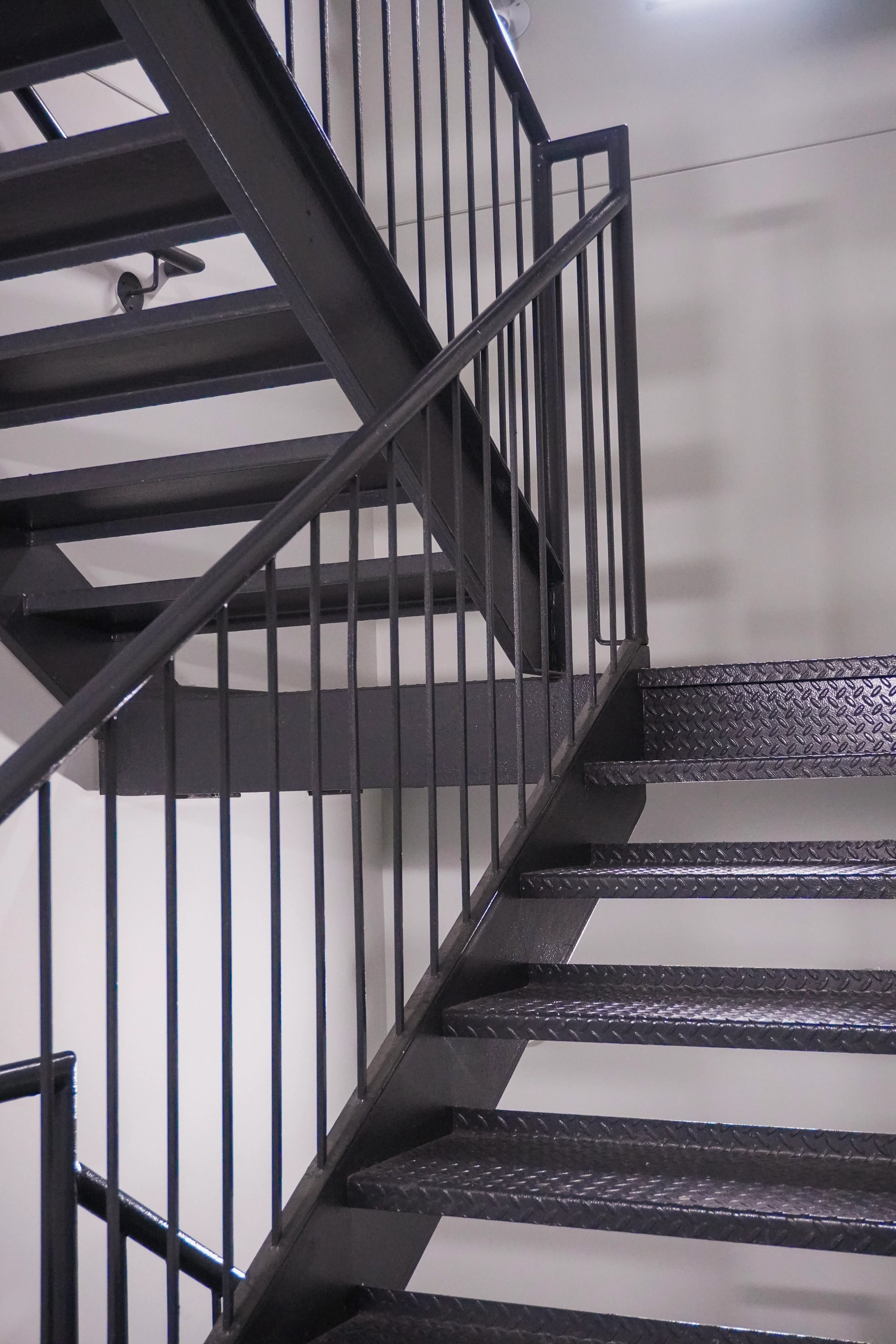 Escalier d'acier commercial